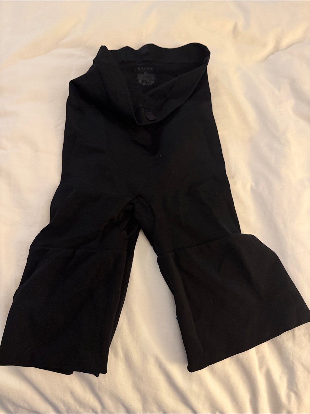 SPANX Black High-Waist Shaping Shorts